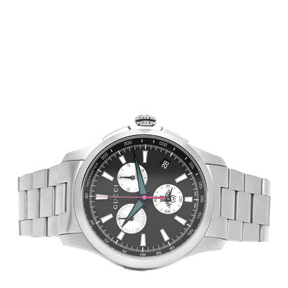 Gucci Stainless Steel 44mm G-Timeless Bee Chronograph Quartz Watch Black 2 of 4