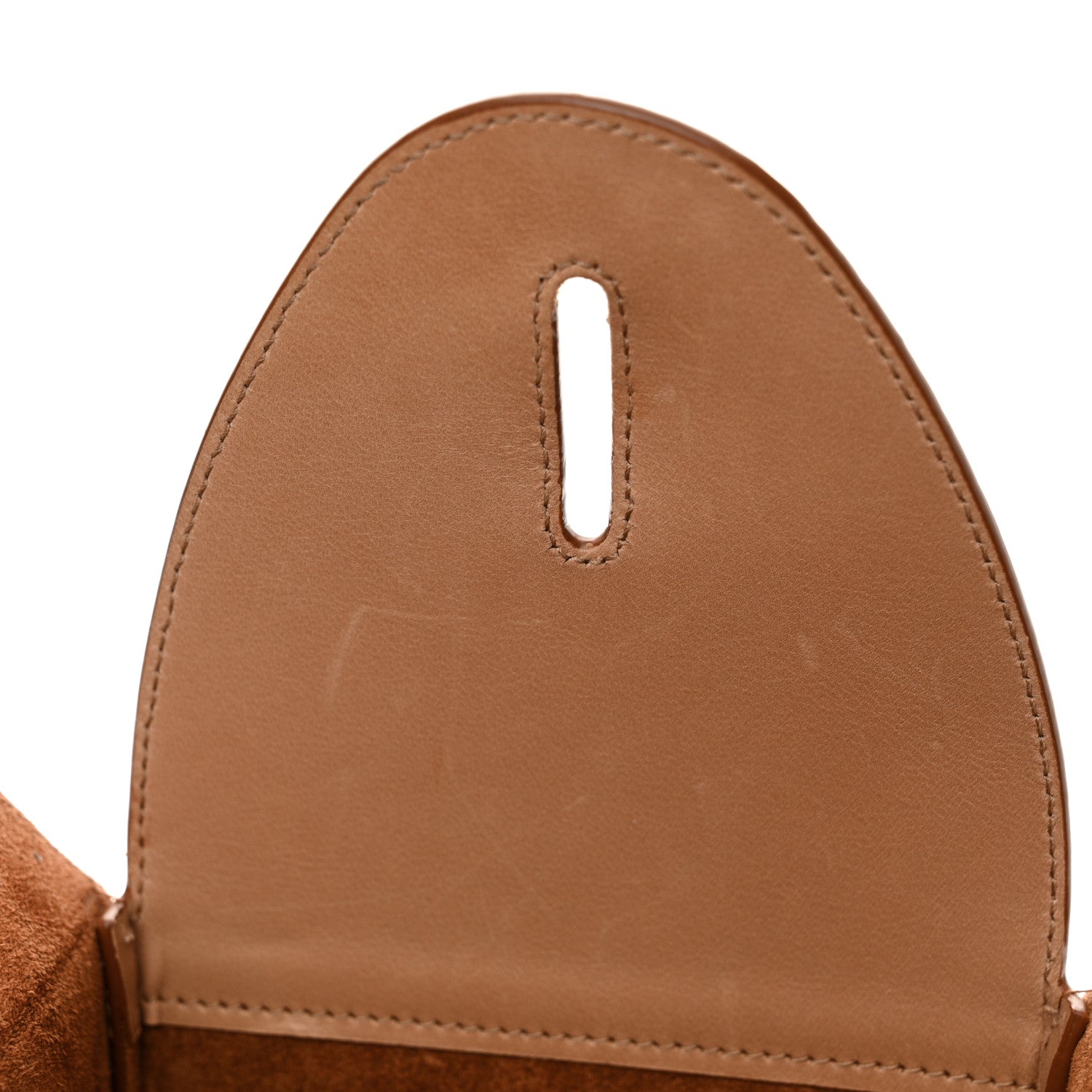 Saint Laurent Calfskin Monogram Take Away Box Dusty Vintage Brown Gold 11 of 14