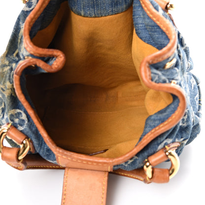 Louis Vuitton Monogram Denim Pleaty Blue 4 of 20