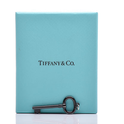 Tiffany Black Titanium Oval Key Pendant 5 of 5