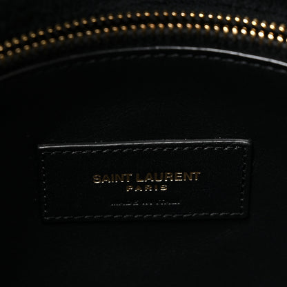 Saint Laurent Grained Calfskin Large Le 5 A 7 Soft Hobo Black 7 of 11