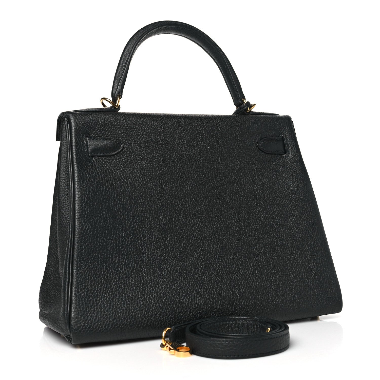 Hermes Togo Kelly Retourne 28 Black 3 of 10