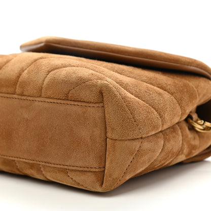 Saint Laurent Suede Toy Loulou Shoulder Bag Cinnamon 11 of 13