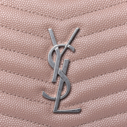 Saint Laurent Grain De Poudre Matelasse Monogram Mini Lou Camera Bag Gold Sand 12 of 12