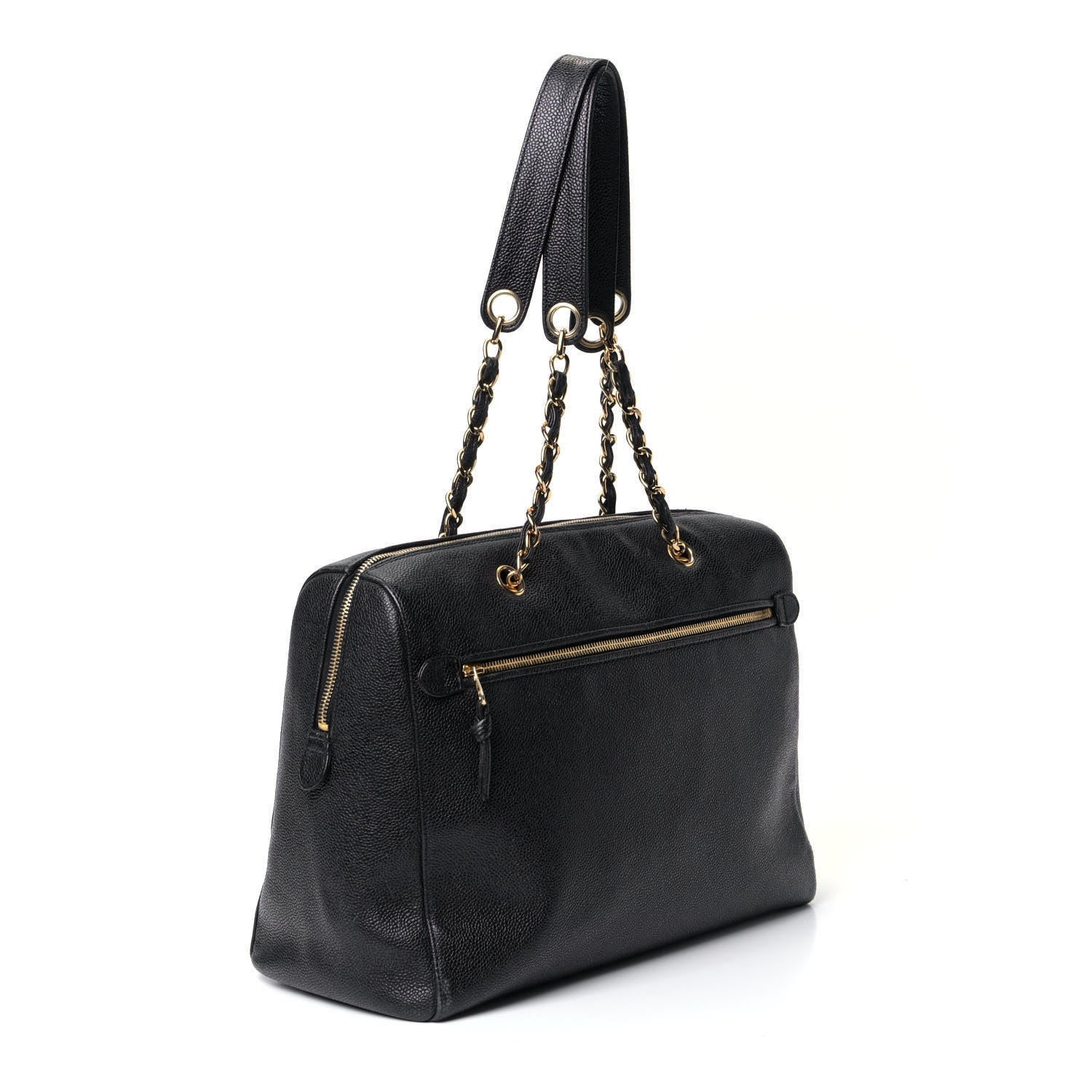 Chanel Caviar CC Timeless Tote Black 2 of 5