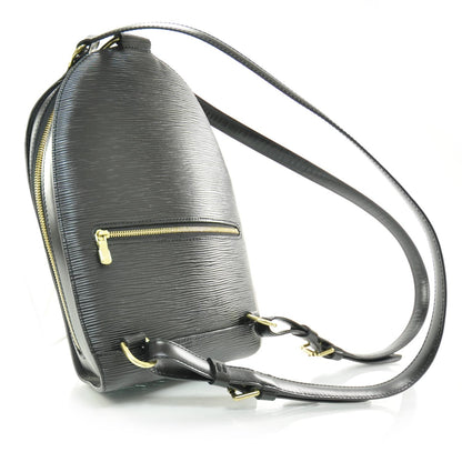 Louis Vuitton Epi Mabillon Backpack Black 3 of 8