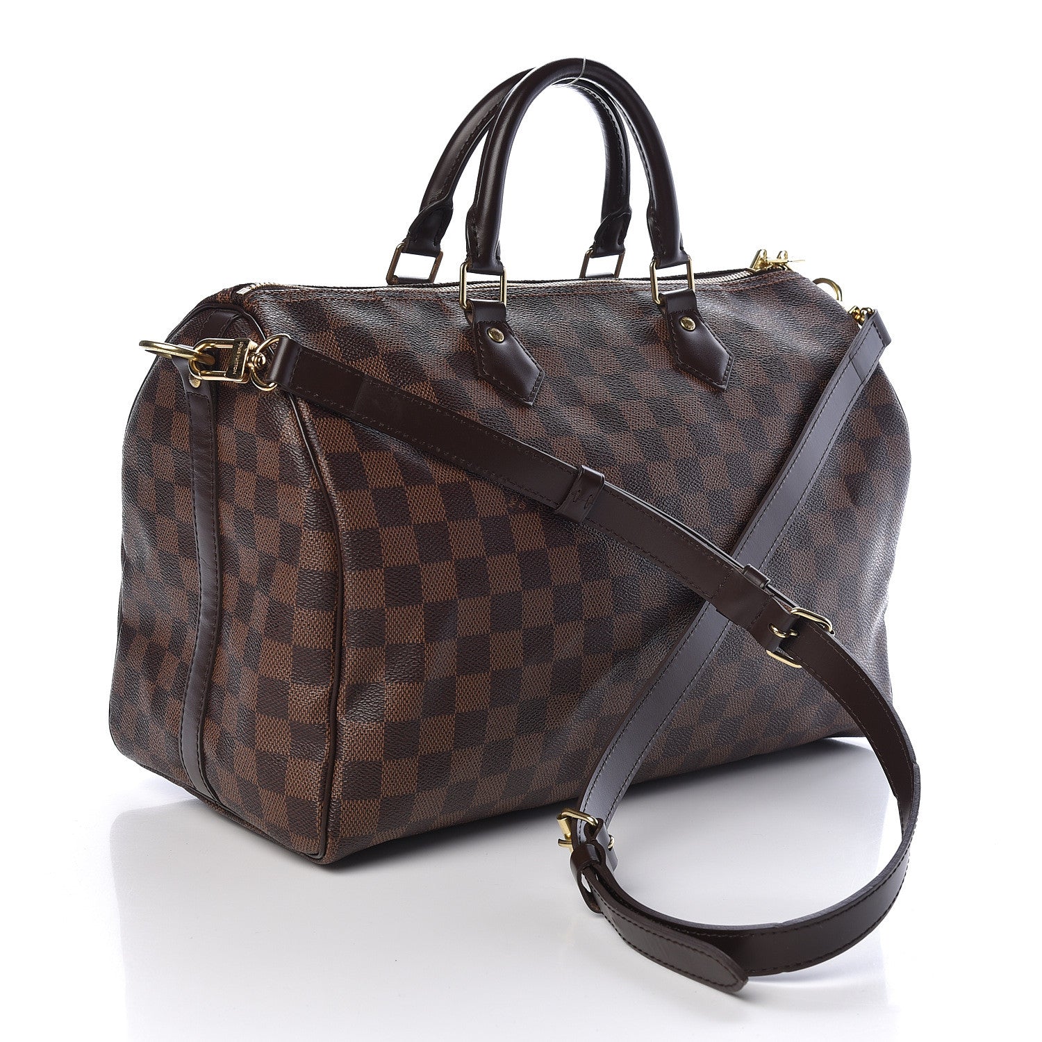 Louis Vuitton Damier Ebene Speedy Bandouliere 35 3 of 10
