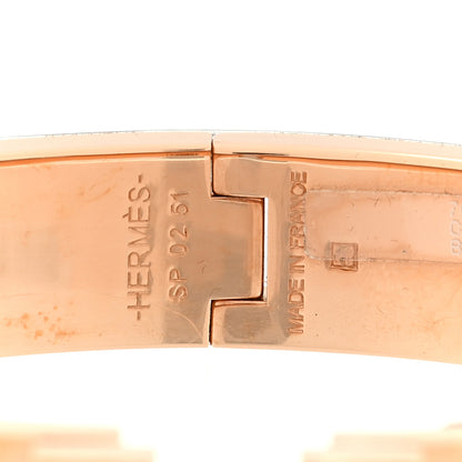 Hermes Enamel Narrow Clic Clac H Bracelet PM White 3 of 3