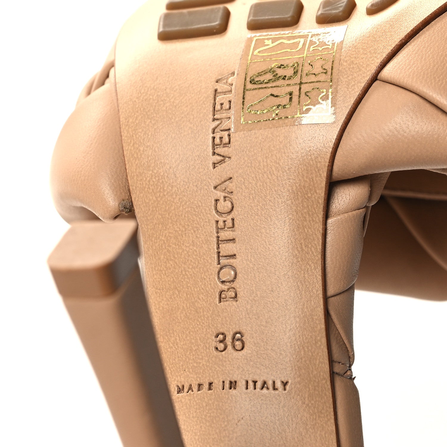 Bottega Veneta Nappa Maxi Intrecciato Lido Mule Sandals 36 Cane Sugar 6 of 7