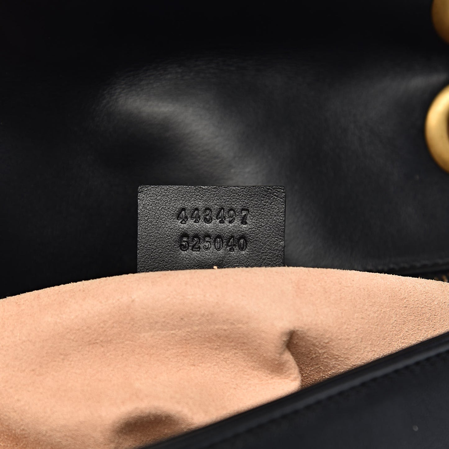 Calfskin Matelasse Small GG Marmont Shoulder Bag Black