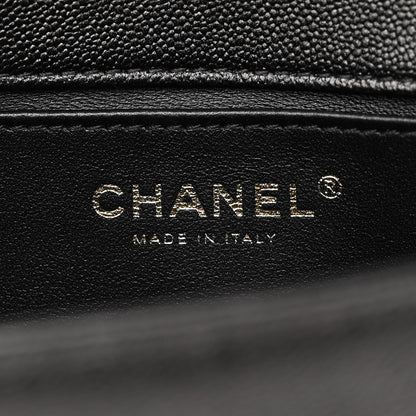 Chanel Caviar Quilted Small Boy Messenger Bag Black 6 of 10