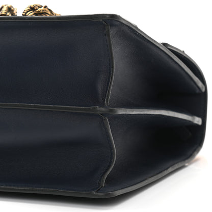 Gucci Moon Calfskin Bamboo Web Medium Dionysus Top Handle Bag Blue Emerald Hibiscus Red 11 of 12