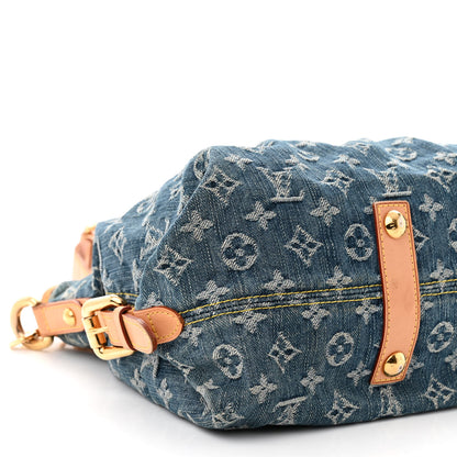 Louis Vuitton LOUIS VUITTON Denim Neo Cabby MM Blue 8 of 13