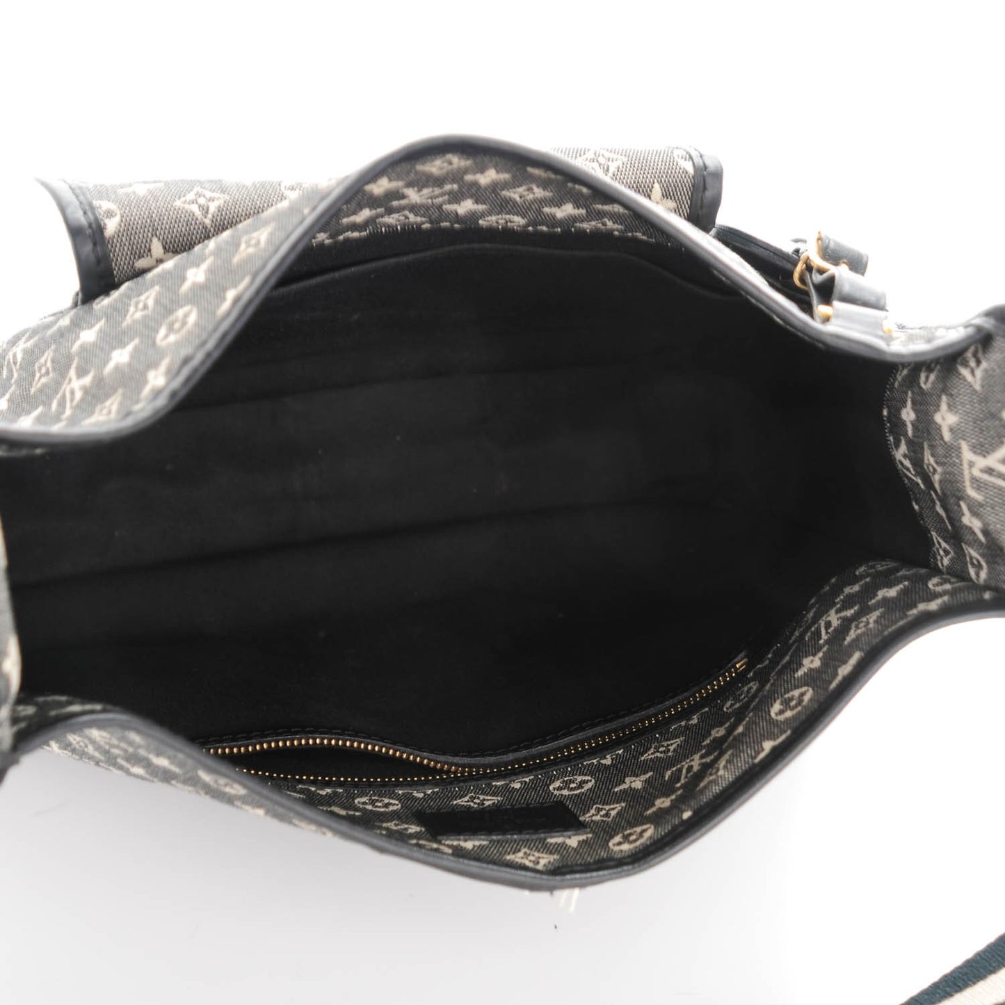 Mini Monogram Besace Mary Kate Black