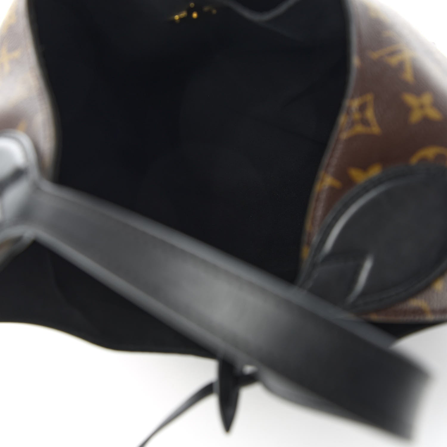Louis Vuitton Monogram Flower Hobo Black 5 of 10