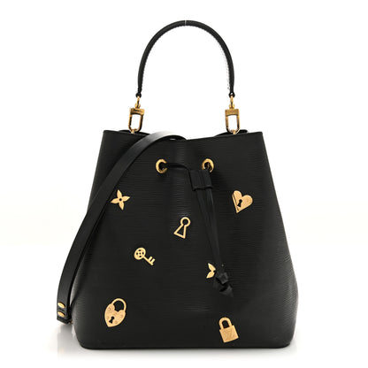 Louis Vuitton Epi Love Lock Neonoe Black 1 of 12