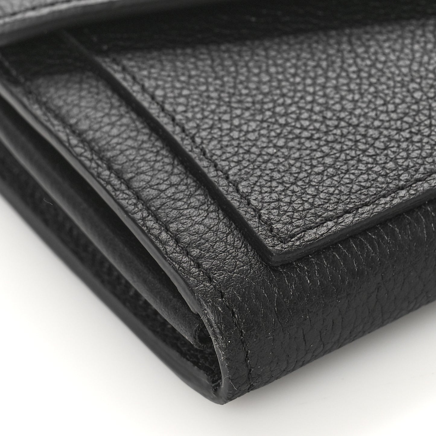 Soft Calfskin My Lockme Wallet Black