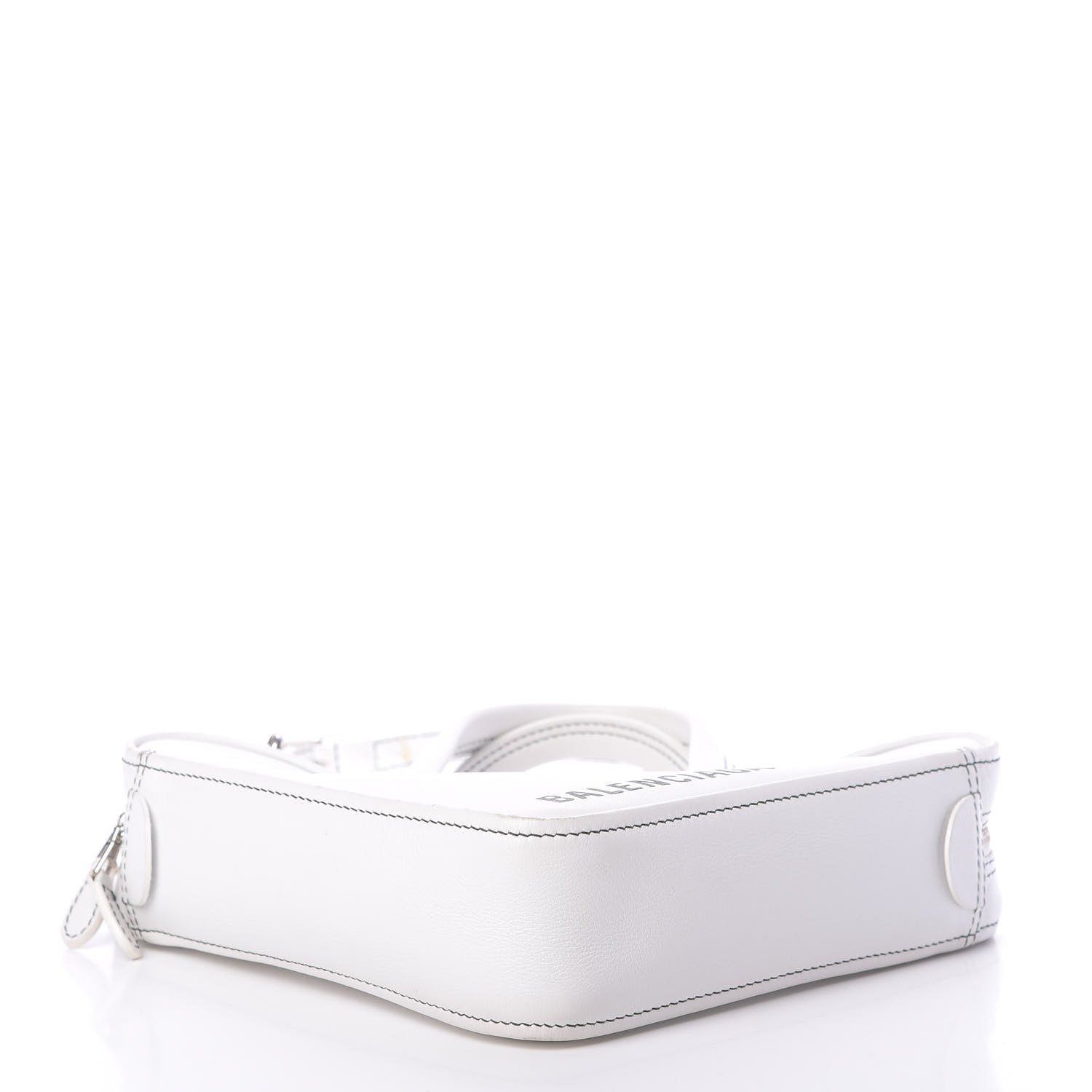 Balenciaga Calfskin XS Triangle Duffle White 4 of 17