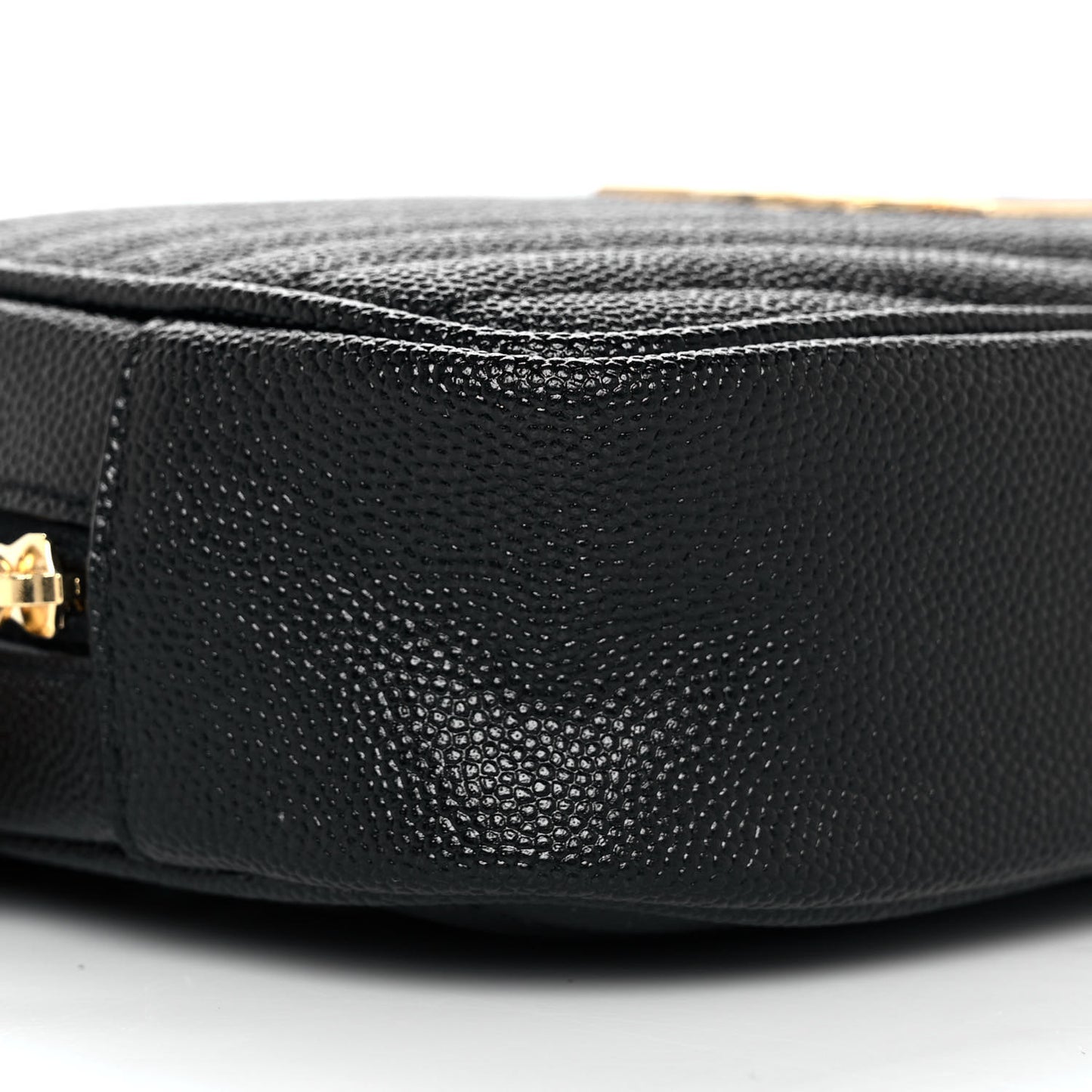 Grain De Poudre Matelasse Monogram Mini Lou Camera Bag Black
