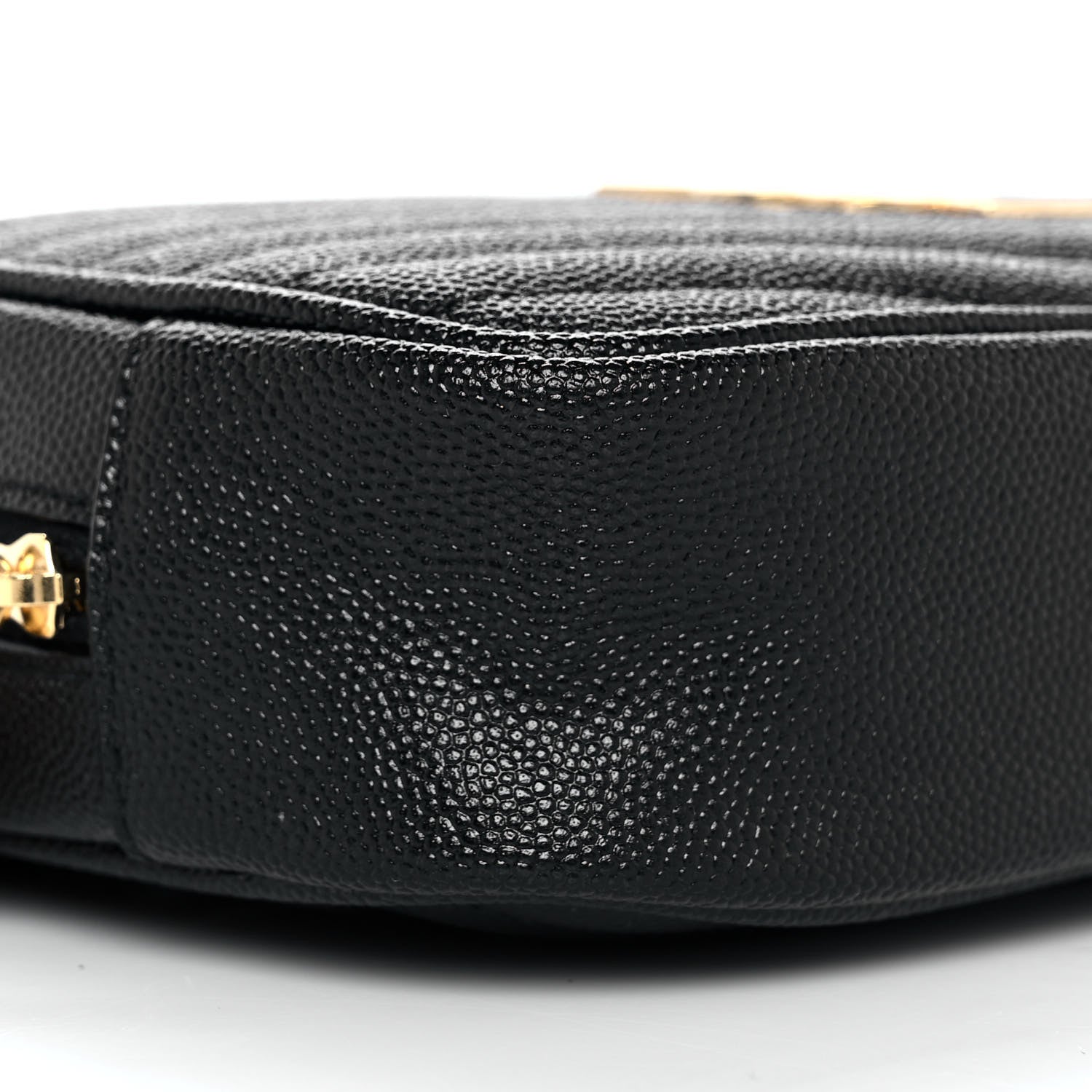 Saint Laurent Grain De Poudre Matelasse Monogram Mini Lou Camera Bag Black 8 of 10