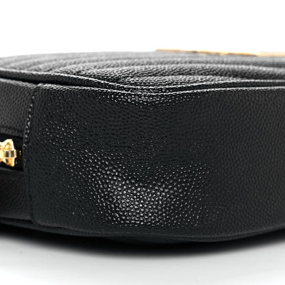 Saint Laurent Grain De Poudre Matelasse Monogram Mini Lou Camera Bag Black 8 of 10