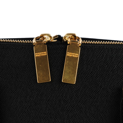 Alexander McQueen Grained Calfskin Medium Heroine Black 6 of 8