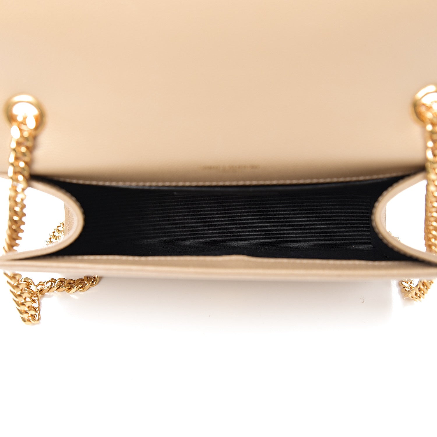 Saint Laurent Grain De Poudre Small Monogram Kate Satchel Nude Powder 4 of 11