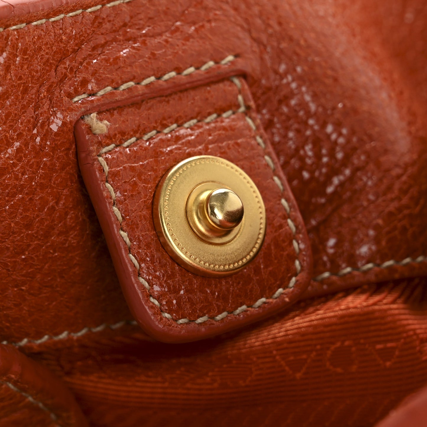 Cervo Lux Shoulder Bag Papaya