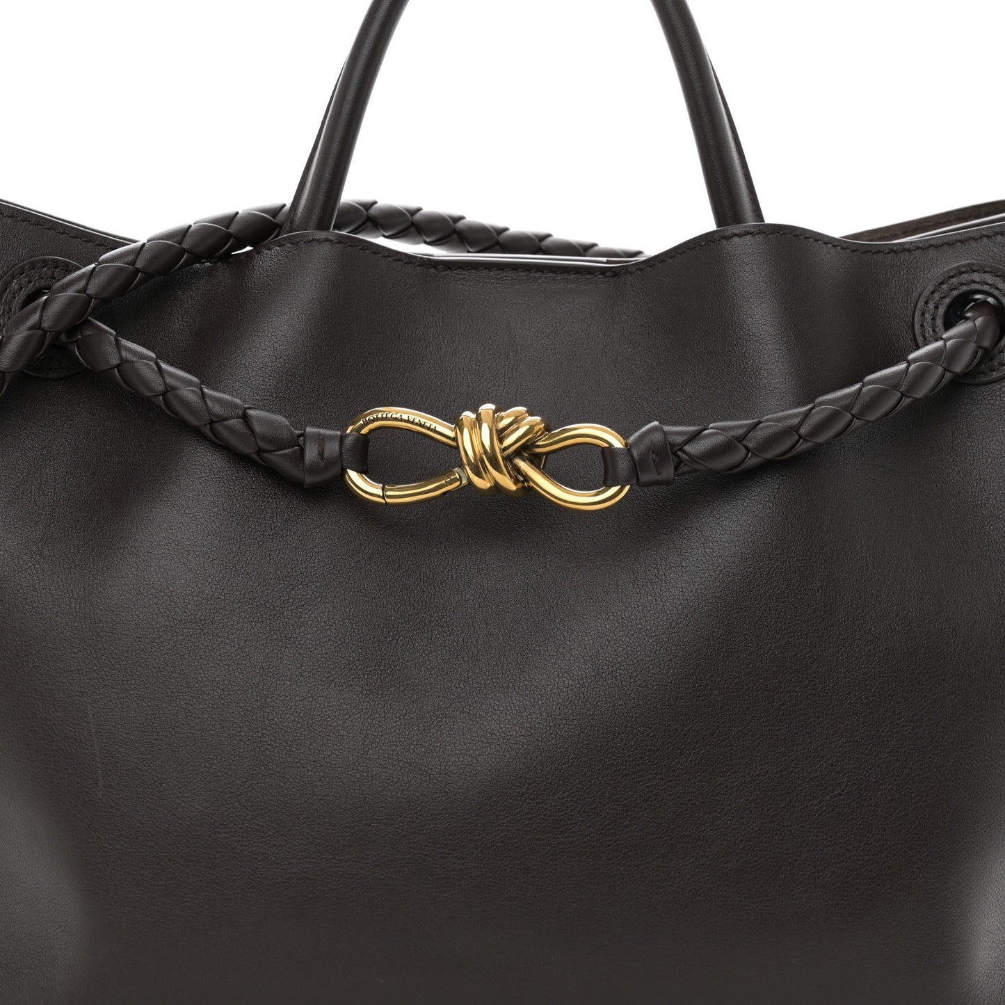 Silky Calfskin Medium Andiamo Shoulder Bag Fondant