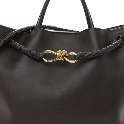 Bottega Veneta Silky Calfskin Medium Andiamo Shoulder Bag Fondant 8 of 10