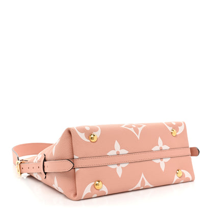 Louis Vuitton Empreinte Monogram Giant CarryAll PM Trianon Pink Cream 5 of 18