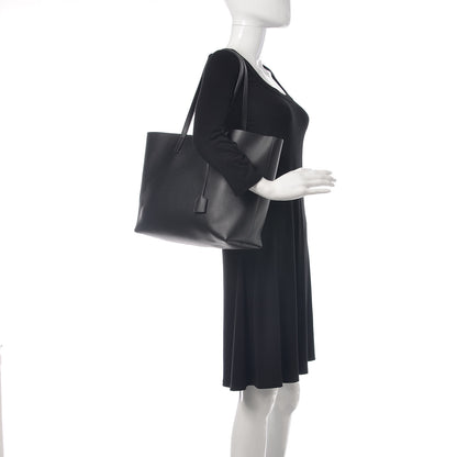 Saint Laurent Calfskin Large Shopping Tote Black 2 of 10