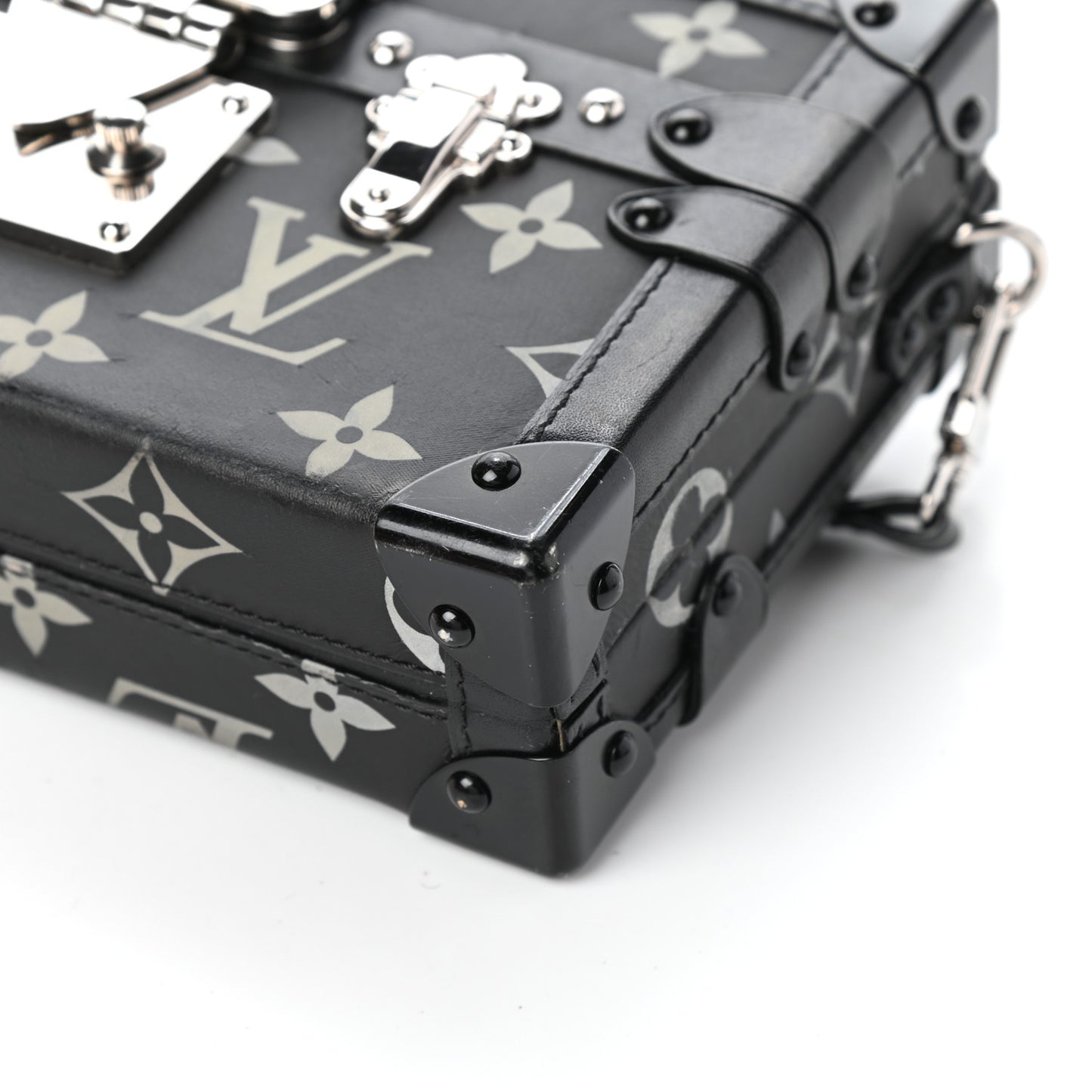 Reflective Petite Malle Black
