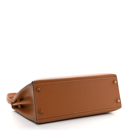 Hermes Courchevel Kelly Sellier 32 Gold 3 of 10