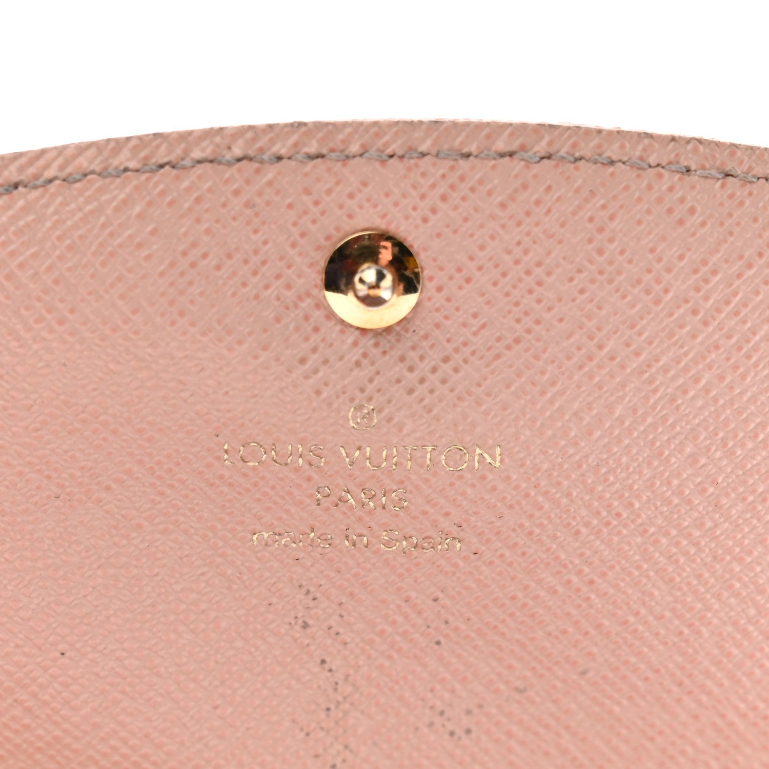 Louis Vuitton Damier Ebene Caissa Wallet Rose Ballerine 5 of 12