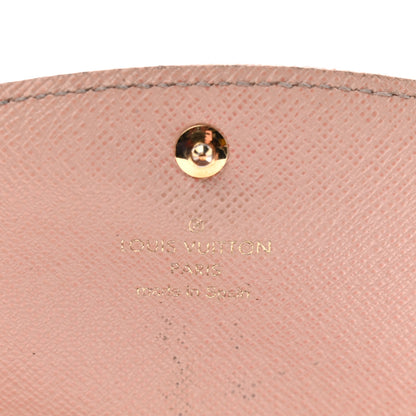 Louis Vuitton Damier Ebene Caissa Wallet Rose Ballerine 5 of 12