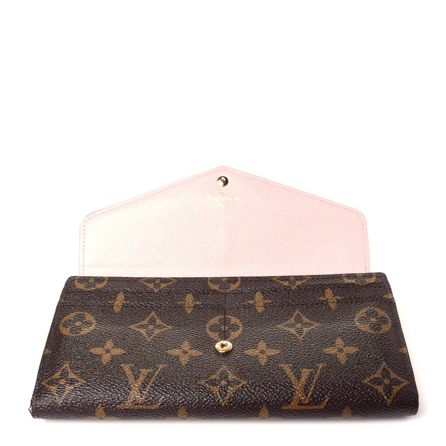 Louis Vuitton Monogram Sarah Wallet NM Rose Ballerine 9 of 10