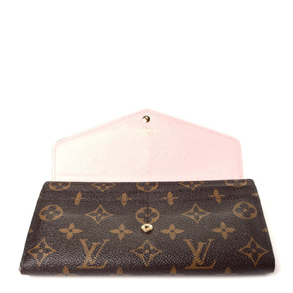 Louis Vuitton Monogram Sarah Wallet NM Rose Ballerine 9 of 10