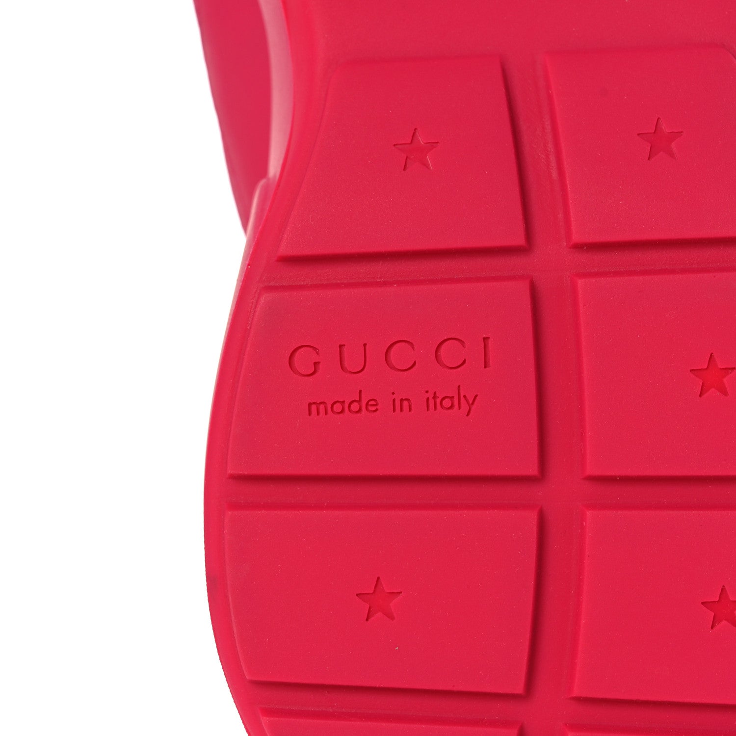 Gucci Calfskin Logo Mens Rhyton Sneakers 9 Box Pink 6 of 8