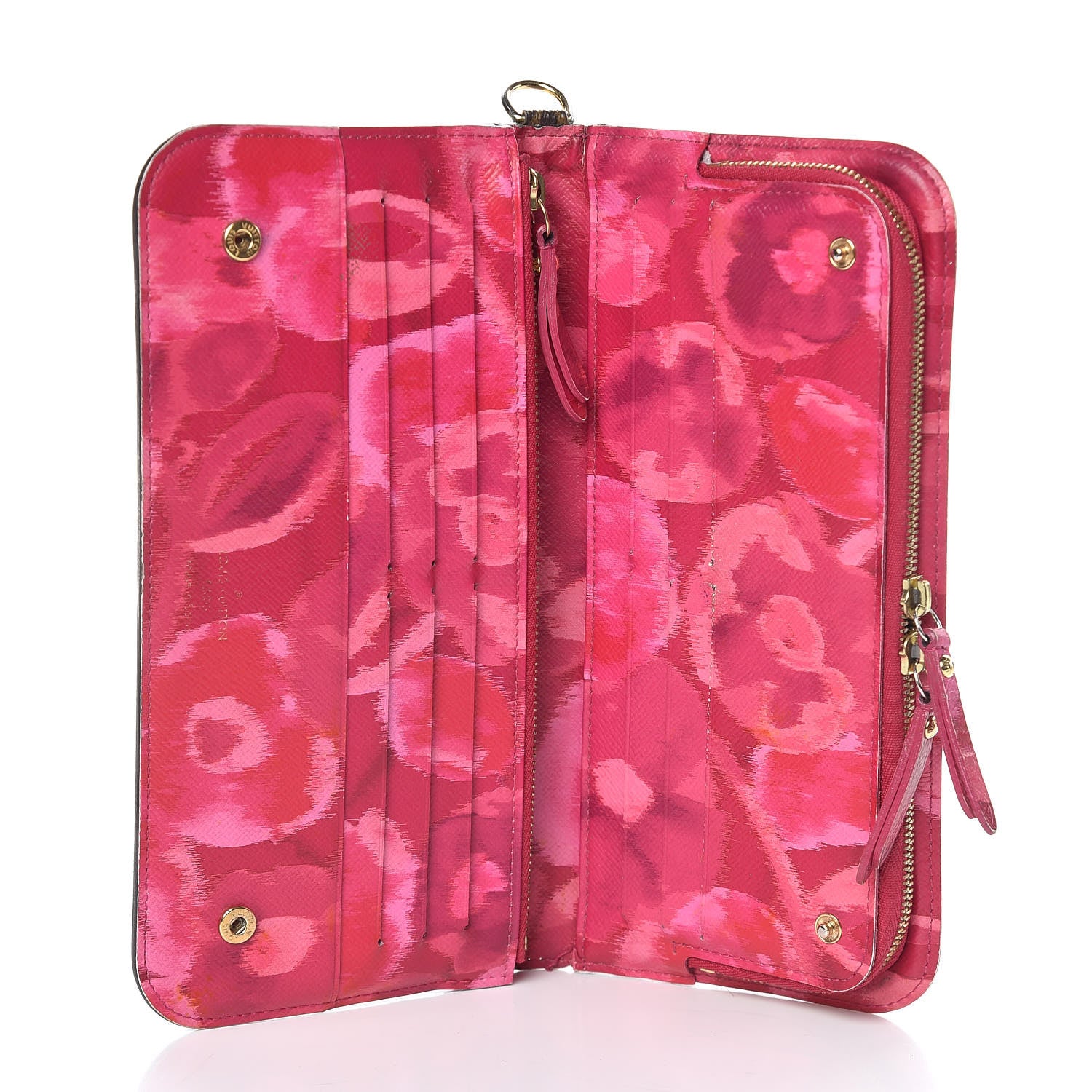 Louis Vuitton Monogram Articles de Voyage Ikat Insolite Wallet Rose Indien 4 of 9