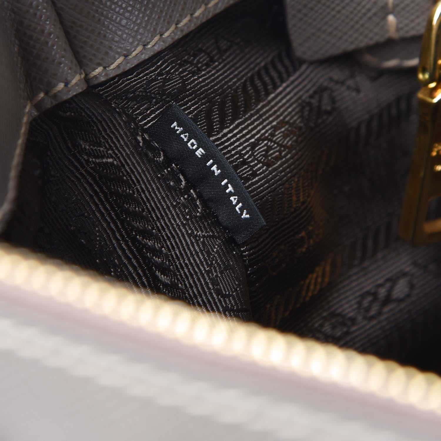 Prada Saffiano Large Galleria Double Zip Tote Argilla 7 of 10