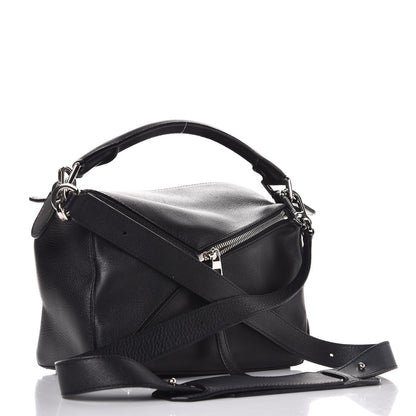 Loewe Calfskin Small Puzzle Bag Black 3 of 12