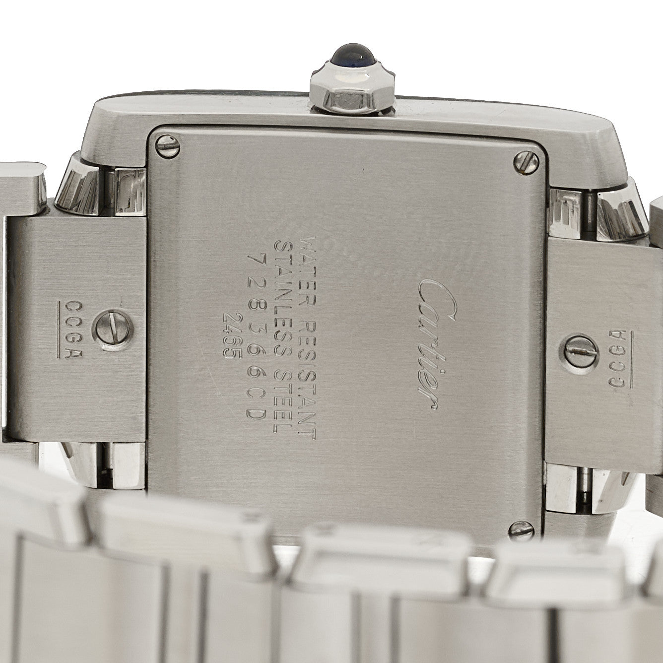 Cartier Stainless Steel 25mm Tank Francaise Quartz Watch 4 of 4