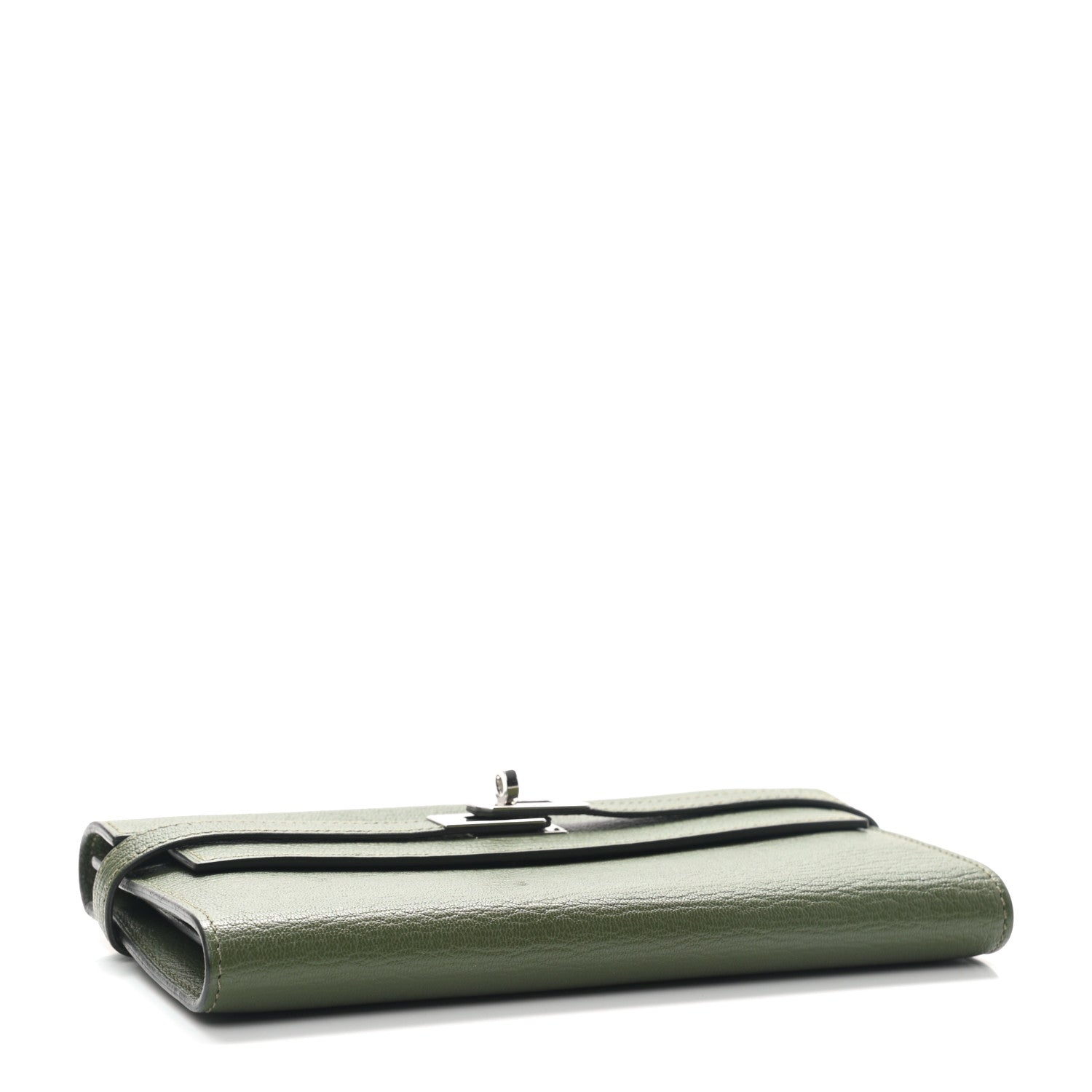 Hermes Chevre Mysore Kelly Longue Wallet Canopee 5 of 9