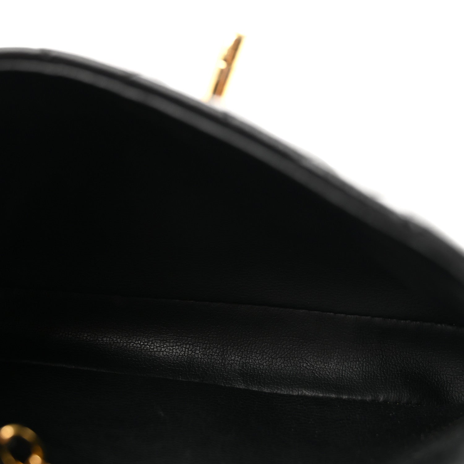 Chanel Lambskin Quilted Flap Waist Belt Bag 75 30 Black 4 of 11