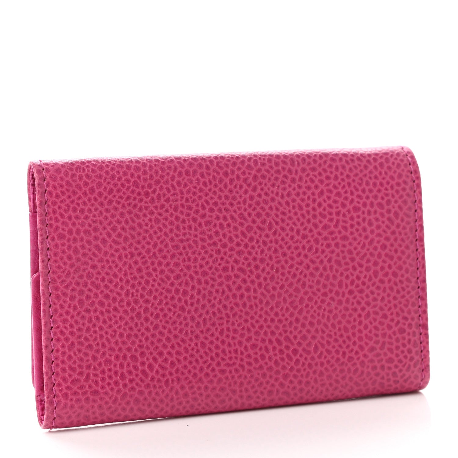 Chanel Caviar Timeless CC 6 Key Holder Case Dark Pink 3 of 8