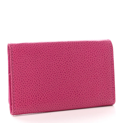 Chanel Caviar Timeless CC 6 Key Holder Case Dark Pink 3 of 8