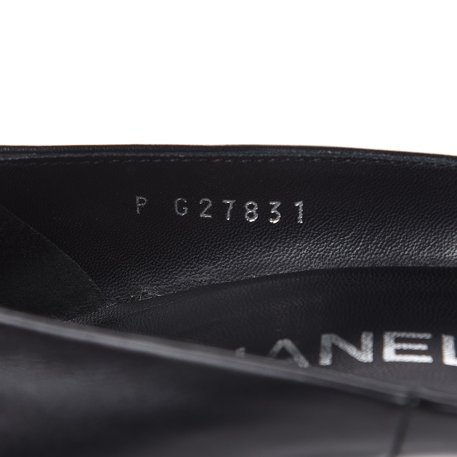 Chanel Lambskin Metallic Cap Toe CC Pumps 39 Black 10 of 10