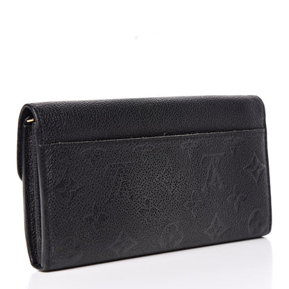 Louis Vuitton Empreinte Sarah Wallet NM Black 3 of 10