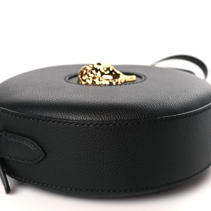Versace Calfskin La Medusa Round Camera Bag Black 7 of 9